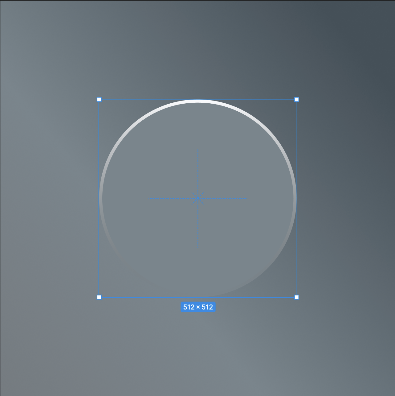 Figma canvas with the first inside highlight stroke on the core button.