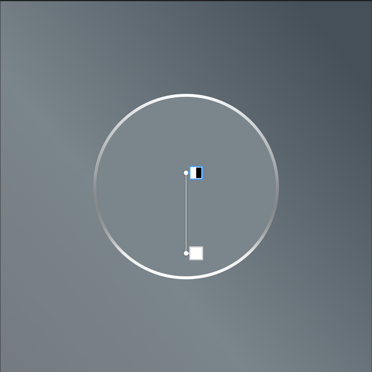 Figma canvas with a second vertical highlight stroke on the button.
