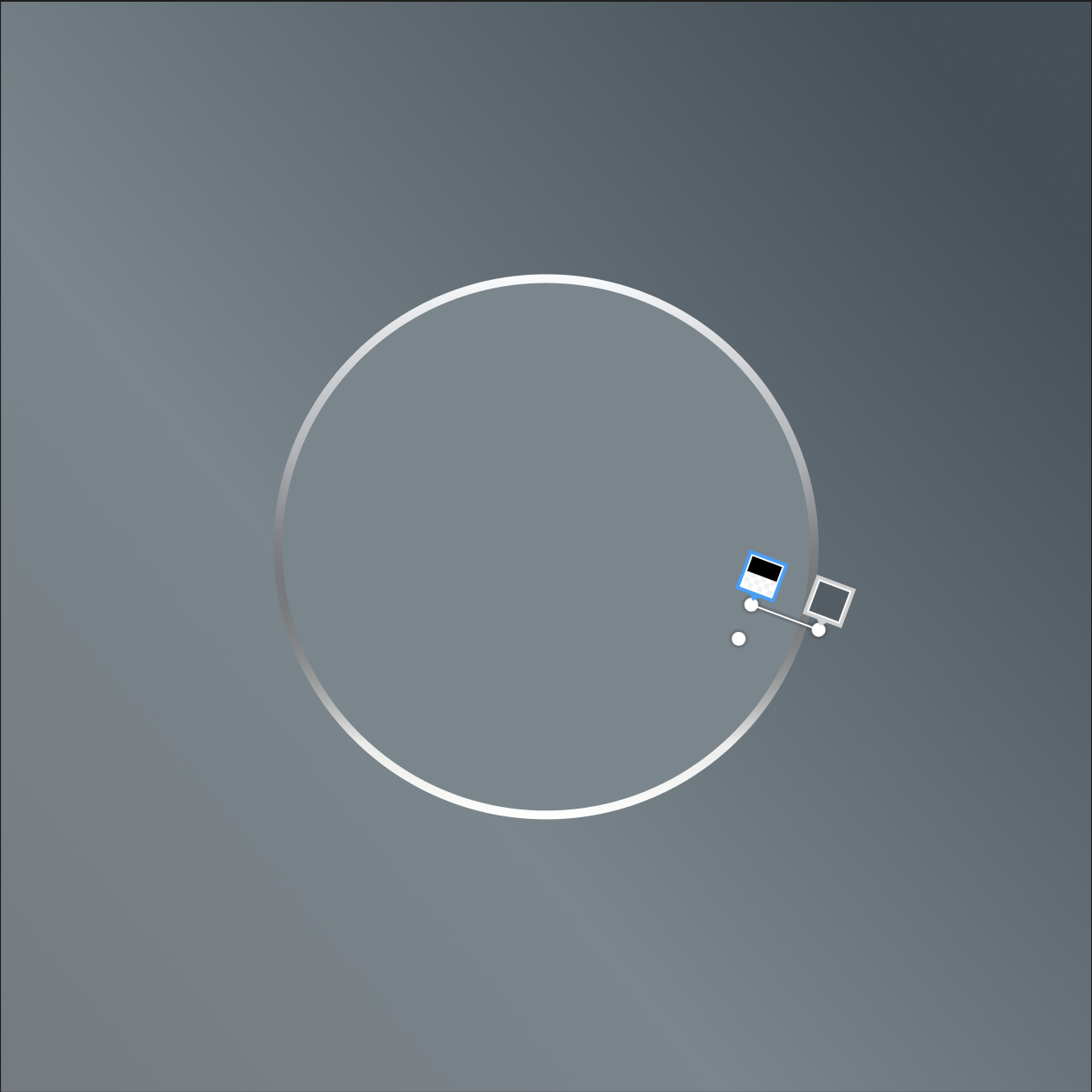 Figma canvas with four stacked inside strokes on the core button.